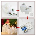 thumbnail image 6 of LSLJS Luminous Christmas Gift Boxes Ornaments, 3 PCS Metal Flocking Gift Box with LED Night Light Battery Operated Snow Flocked Glowing Sparkling Gift Boxes Christmas Decorations for Indoor Outdoor, 6 of 6