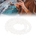 thumbnail image 4 of Jewelry Making Beads, Great Gift White Jade Beads 8mm Diameter Wide Usage  For Home And Wedding Decoration, 4 of 8