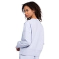 thumbnail image 2 of Women's Starter Blue Seattle Kraken Boxy Cropped Sweatshirt, 2 of 3