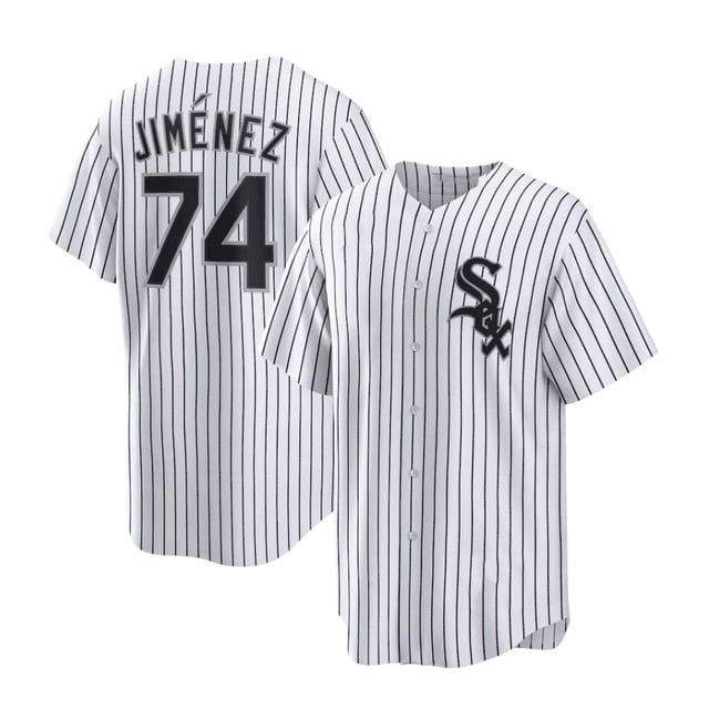 Chandail de Baseball pour Hommes Chicago White Sox ROBERT JR.88# ANDERSON 7# MONCADA 10# Chandail de Sport Réplique pour Adulte