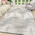 thumbnail image 6 of Modern Abstract 5x7 Area Rug, Washable Non Slip Soft Low Profile Indoor Rug, Textured Neutral Floor Rug for Living Room, Bedroom, Dining Room & Office, 6 of 13