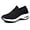 Black White, variant on Women's Walking Shoes Arch Support Non Slip Work Shoes Breathable Knit Upper Lightweight for Plantar Fasciitis