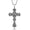 G12, variant on Cross Necklace for Men Silver Cross Chain Stainless Steel Pendant for Women Goth Necklace Gothic Christian Jewelry