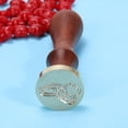 thumbnail image 3 of Sello De Lacre Sello de lacre de la cera de la cabeza de cobre sello de la decoración de la tarjeta del sobre de DIY con la manija (F45) Wdftyju Libre de BPA, 3 of 8