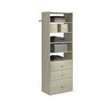 Easy Track Premium Tower Closet Organizer with Shelves & Drawers