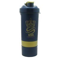 Smart Shake Ronnie Coleman Shaker Cup Navy and Gold 27 Oz