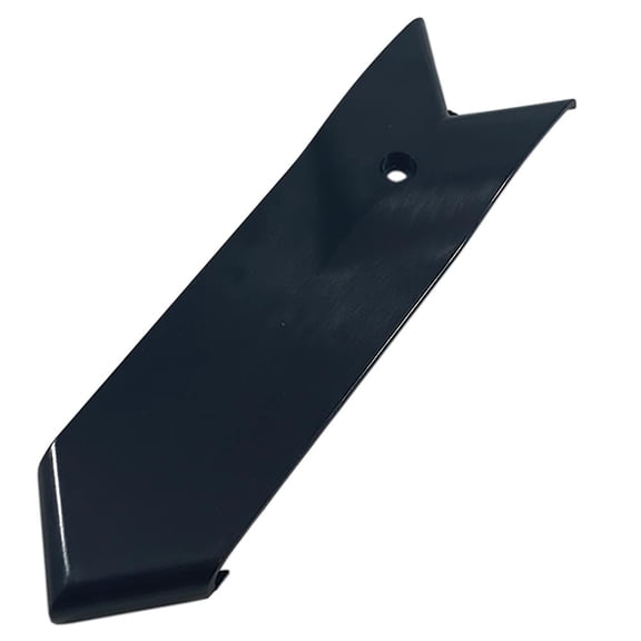 B&B Molders 7-1/4" Straight Arrow Slide-Out Extrusion Cover, Raised "V" portion near attachments screw hole, Black