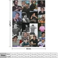 thumbnail image 3 of Blanket Dylan Star Obrien Blanket Poster Soft Comfortable Warm Wool Blanket Fan Gift Suitable for Room Sofa Office Bed Car Camping Sofa Decoration Comfortable 30"x40", 3 of 6