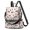 Fireman and Flame White Pattern, variant on Fireman and Flame White Pattern Fashion Backpack, Convertible Shoulder Bag with Side Bottle Pockets & Convertible Strap, Large Capacity Gifts for Work Travel Shopping
