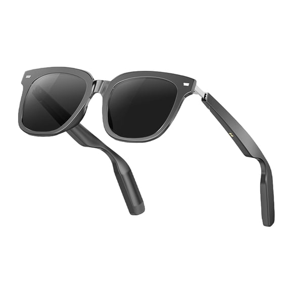 Inteprter Gafas inteligentes con IA incorporada y polarización para un tiempo de escucha prolongado Gafas inteligentes con IA AI Glass Cables de audio/vídeo T3 negro