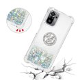 thumbnail image 5 of Funda para Xiaomi Redmi Note 10S 4G/Note 10 4G con Brillo Líquido Flotante, Purpurina, Parachoques y Anillo Giratorio Soporte, 5 of 5