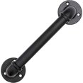 thumbnail image 1 of Handrail,30cm Black Stair Handrail,Stair Handrail,Industrial Wind Iron Pipe Retro Guard Bar Stair Handrail,for Stairs,Walls,Loft,Hallway, 1 of 5