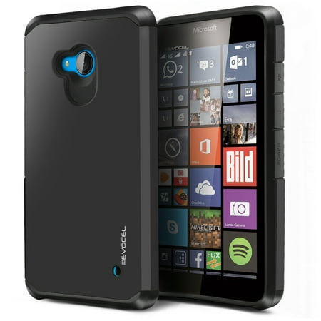Lumia 640 Case, Evocel [Lightweight] [Slim Profile] [Dual Layer] [Smooth Finish] [Raised Lip] Armure Series Phone Case for Microsoft Lumia 640, (Best Lumia 1020 Case)