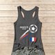 thumbnail image 1 of Women's Football Graphic Tank Tops, Women's Sleeveless Running Tank Top, Breathable Lightweight Sports Vest for Workout, Gym, Yoga, Training for Soccer Tournament 2026 Gray Size: XL, 1 of 5