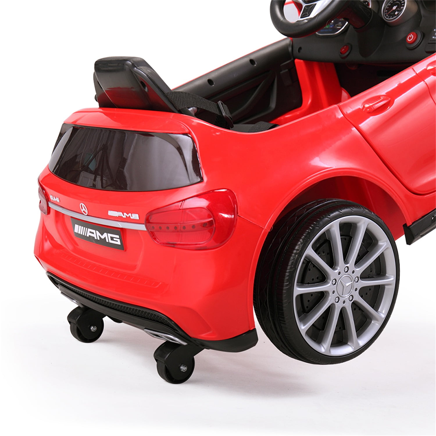 CIPACHO Licensed Mercedes Benz AMG, Electric Vehicle for Children 3-6, 6V Ride on Car with Parental Remote Control, MP3 Player Headlights, Red CIPACHO Licensed Mercedes Benz AMG, Electric Vehicle for Children 3-6, 6V Ride on Car with Parental Remote Control, MP3 Player Headlights, Red