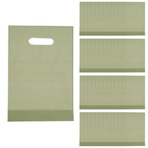 8 1/4" x 12" Bulk 50 Pieces Sage Green Plastic Goody Bags