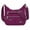 Rose Red, variant on Spencer Women Crossbody Handbag Waterproof Nylon Handbag Purse Bag Upgrade Roomy Multiple Pockets Messenger Satchel for Girls, Purple