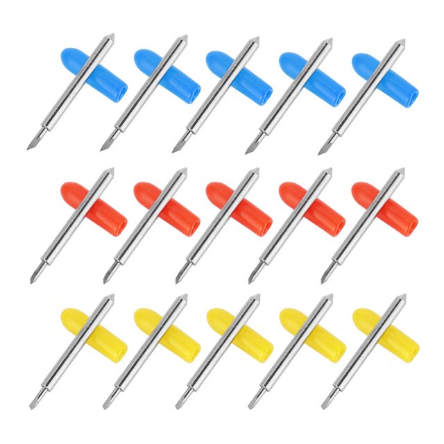 Cuchillo cuchillo de grabado por computadora Juego de 15 piezas Cabeza de cuchillo de talla Roland 30/45/60 grados 5 piezas cada uno LingWen 8390605788574