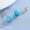 Gold, variant on Sterling Silver Turquoise Stud Earrings