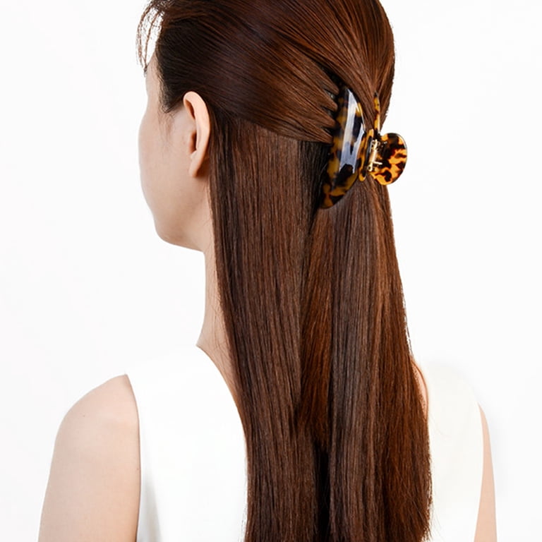 FSMILING Medium Claw Clips For Thick Hair,Tortoise Shell  display picture 3