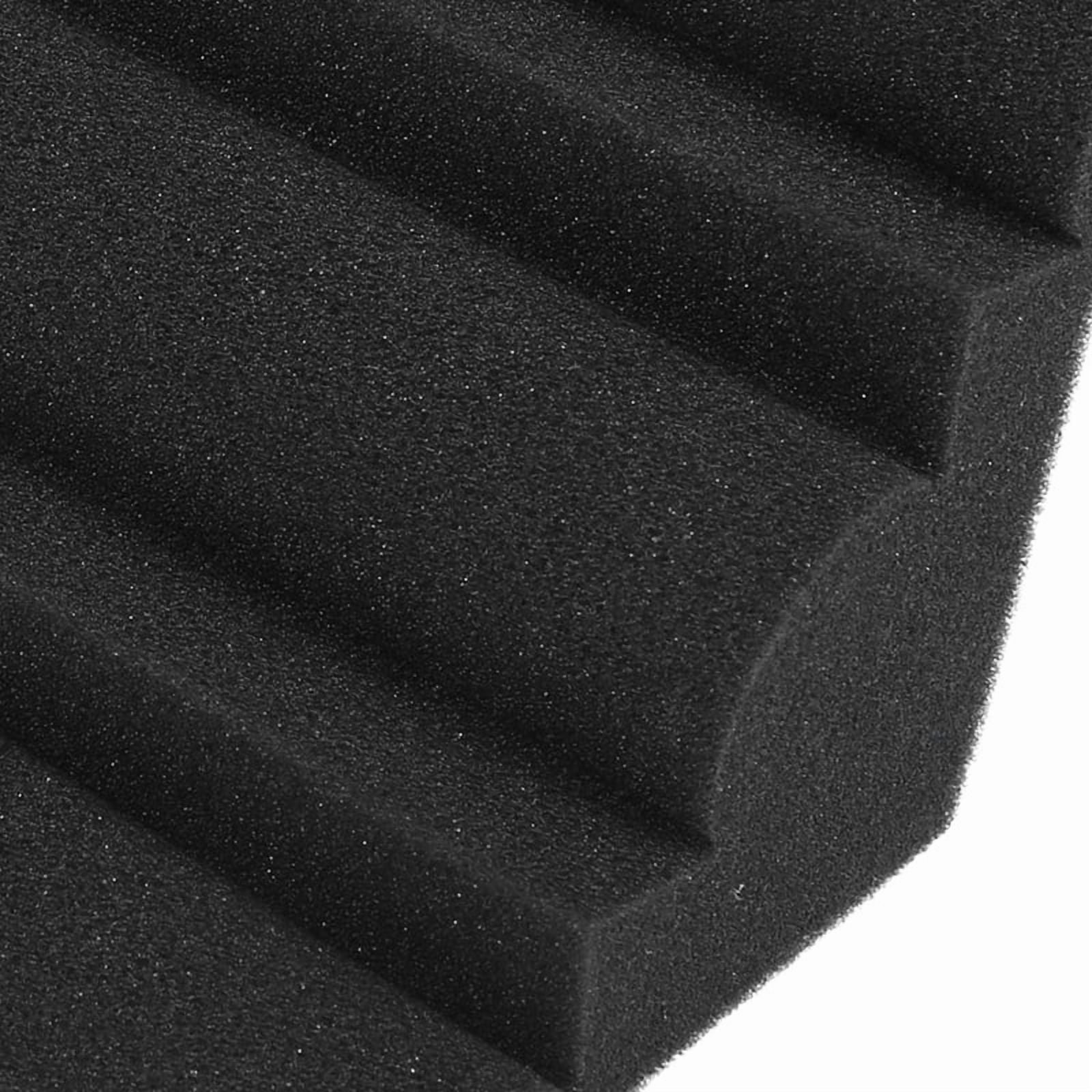 16 Pcs Corner Bass Trap Acoustic Panel Studio Sound Absorption Foam 12x12x24cm,16 * pcs Acoustic Foams,black