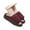 Wine, variant on Slippers for Women,Adjustable Linen Slippers For And Outdoor Indoor Comfortable Slides With Hook And Loop Closure,Womens Slippers,Navy,13-14