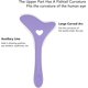 thumbnail image 4 of Eye Makeup Auxiliary Guard Tool, Reusable Silicone Eye Makeup Aid Tool with Cream Applicator for Women Eyeshadow Mascara Drawing Accessories(Purple), 4 of 5