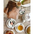 thumbnail image 4 of Blue Marble Kitchen Dish Towels for Drying Dishes Set of 2, Modern Ombre Abstract Ink Painting Art Waffle Weave Microfiber Hand Tea Bathroom Towels Quick Dry & Absorbent Towel 15.7x23.6, 4 of 7