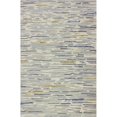 thumbnail image 1 of Bashian R129-SIL-6X9-HG332 Greenwich Collection Abstract Contemporary Wool & Viscose Hand Tufted Area Rug, Silver - 5 ft. 6 in. x 8 ft. 6 in., 1 of 1