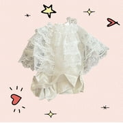 Lol Surprise doll OMG Bartz White Net Lace Skirt Doll Clothing Glitter Shimmer Tutu Bridal Ribbon