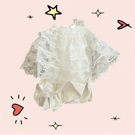 Lol Surprise doll OMG Bartz White Net Lace Skirt Doll Clothing Glitter Shimmer Tutu Bridal Ribbon