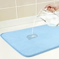 thumbnail image 3 of Unique Bargains Absorbent Microfiber Kitchen Drying Mat for Dishes Blue 23.6*17.7 in, 3 of 6