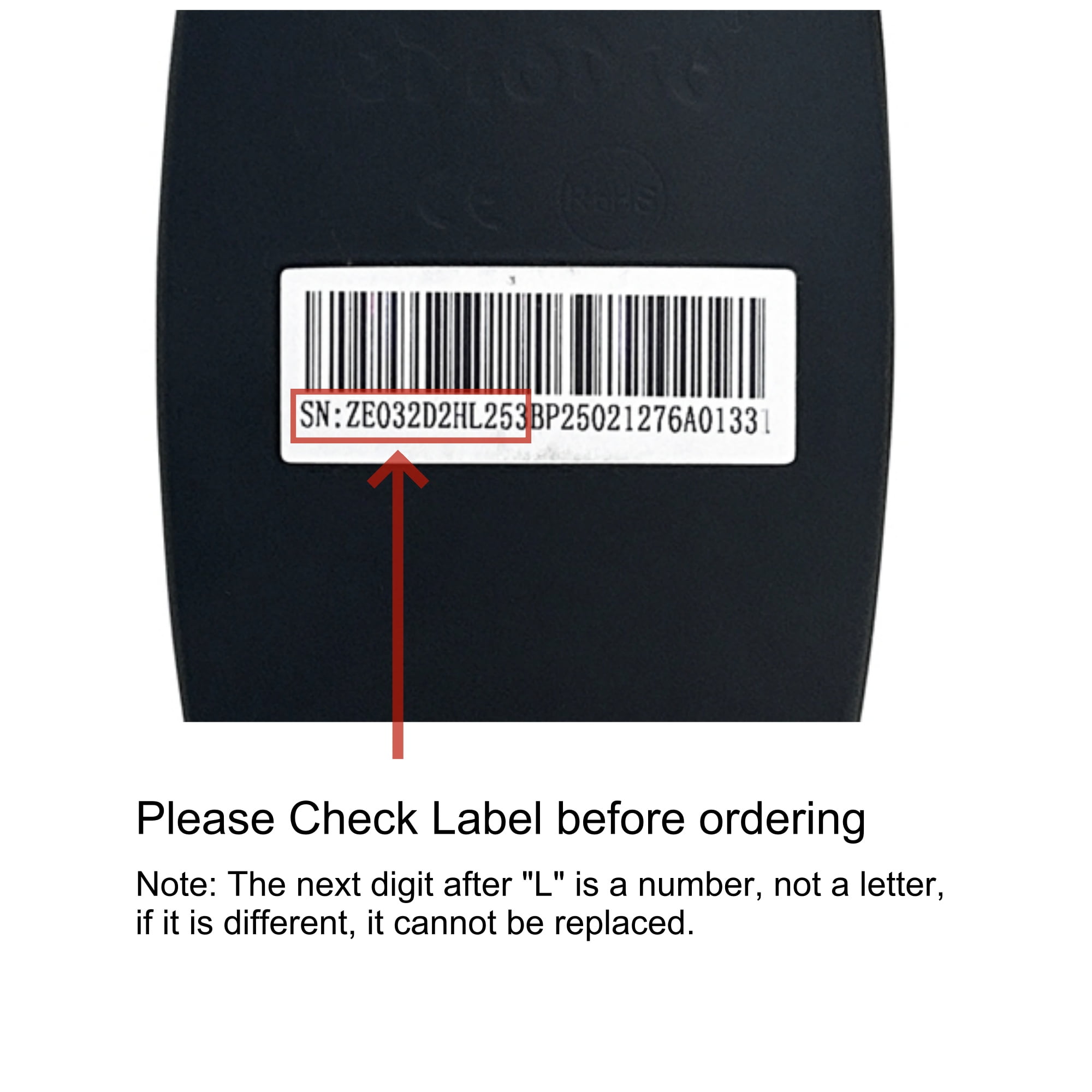 Power Recliner Lift Chair Emomo 5 Pin Male Massage Remote Control Model E032D2HL Replacement