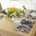 thumbnail image 4 of Ambesonne Nebula Place Mats Set of 4, Space Station Planet, Standard Size, Multicolor, 4 of 6