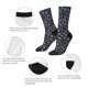 thumbnail image 4 of Fotbe Shells and Seaweed Calcetas Largas con Estampado para Hombre y Mujer – Calcetas de Compresión Transpirables y Elásticas, Viajar y Uso Diario Talla 5-11, 4 of 6
