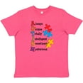thumbnail image 3 of Inktastic Autism Acrostic Youth T-Shirt, 3 of 5
