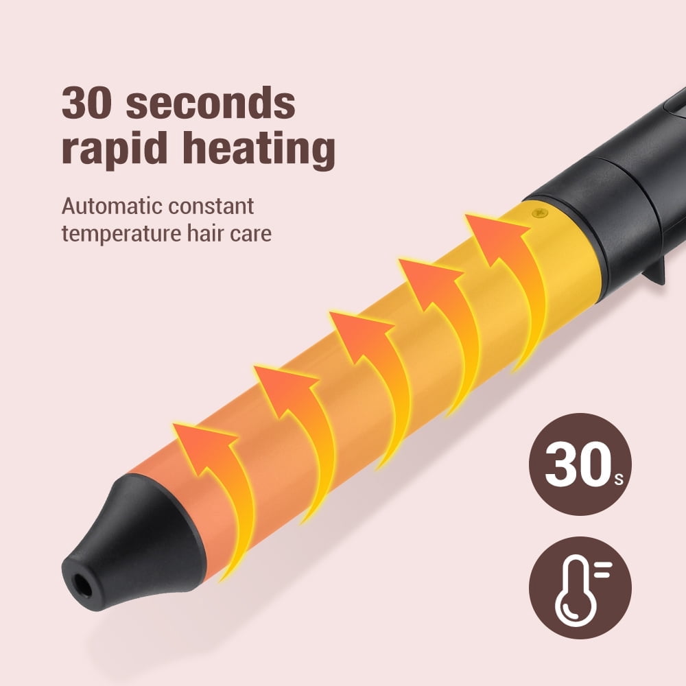 6-in-1 Hair Curling Irons, 30s Fast Heating Automatic Temperature Hair Care Hair Curler for for All Hair Types Appliances Rollers