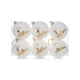 thumbnail image 2 of 6 Adornos Navideños de Terciopelo Blanco con Estampado de Renos, Bolas de Plástico Irrompibles de 5,8 Cm para Colgar En El Árbol de Navidad y Decorar El Invierno | Decoraciones Festivas para El Hogar, 2 of 6