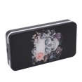thumbnail image 5 of Caja de cigarrillos recargable USB, caja de almacenamiento de cigarrillos recargable con luz de respiración de color de flash con estampado de calavera con varilla de calefacción eléctrica a prueba de, 5 of 5