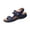 Blue, variant on Hurxie Women's Wedge Sandals Platform: Comfortable Dressy Arch Support Summer Sandals Open Toe Ankle Strap Walking Women Shoes Khaki 8.5