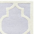 thumbnail image 3 of SAFAVIEH Cambridge Kevin Geometric Wool Area Rug, Lavender/Ivory, 2' x 3', 3 of 5
