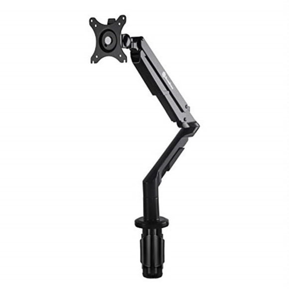 SilverStone Tech Inc ARM12B Gas Spring Swing Monitor Mount, Compatible with monitors up to 36 in size and 12KG, Meet VESA Mounting Interface Standard