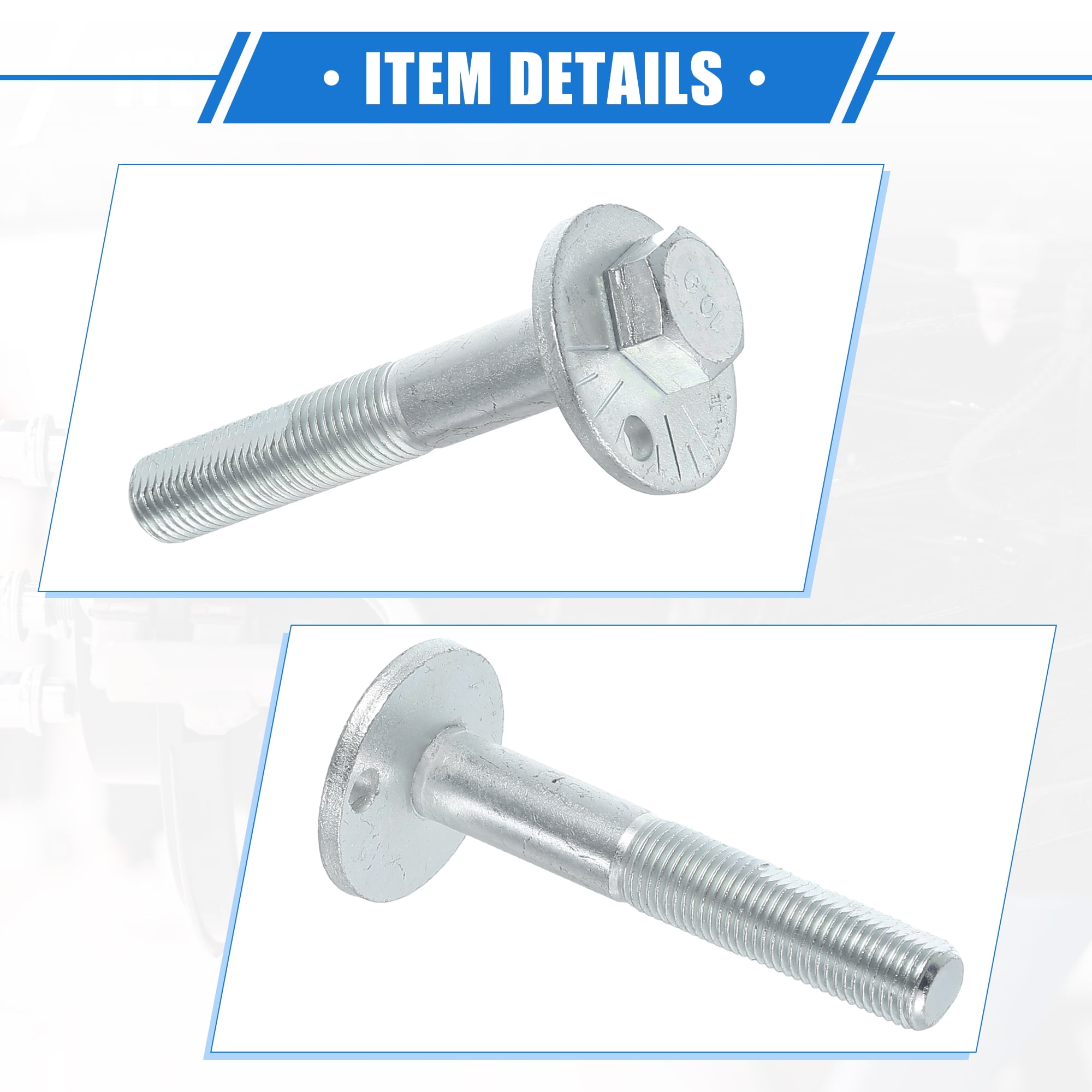 Unique Bargains 2 Pcs Eccentric Alignment Camber Bolt for Suzuki GRAND VIATARA 2006-2013