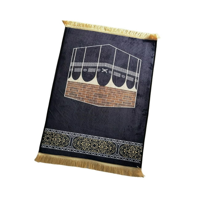 yuksok Tapis de Prière Musulman Tapis Moquette Aïd Tapis de Prière 80x120cm Léger Pliable C