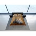 thumbnail image 4 of Conjunto de funda nórdica marrón lindo niños colcha, ardilla dormitorio ropa de cama con, 4 of 4