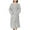 Silver, variant on Honeeladyy Womens Fleece Long Robe, Winter Warm Loose Soft Bathrobes with Belt Long Sleeve Homewear for Holiday Wedding Gift