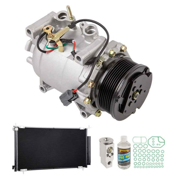 A/C Kit w/ AC Compressor Condenser & Drier For Honda CR-V CRV 2002 2003 2004 2005 2006 - BuyAutoParts