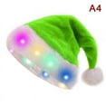 thumbnail image 1 of Santa Hat Christmas LED Light With White Plush Decoration Cute Santa Claus, 1 of 6