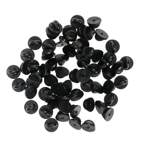 Pin Backs Rubber Brooch Clutch Insignia Tacks Clasp Trading Pinkeepers Findings Badge Tie Clutches Replacement Locking