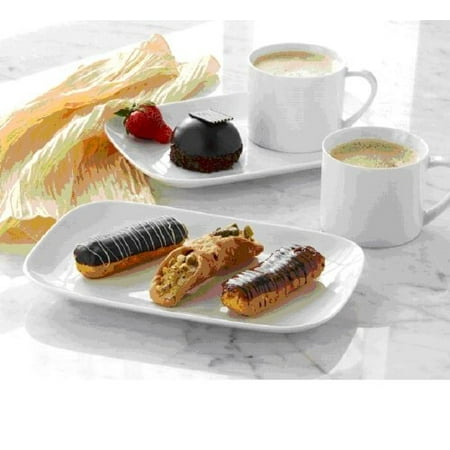 

over and back porcelain 4 piece serving set